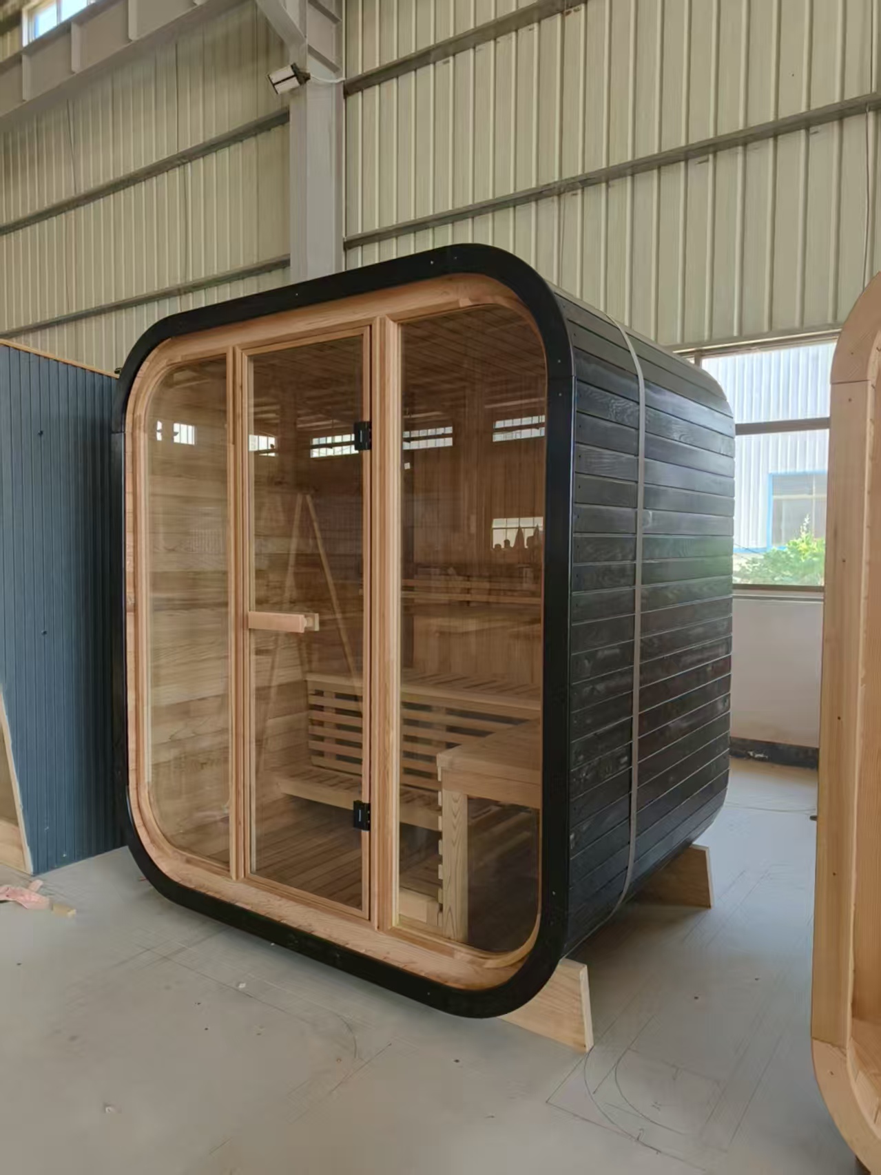 Commercial sauna for hotels and spas