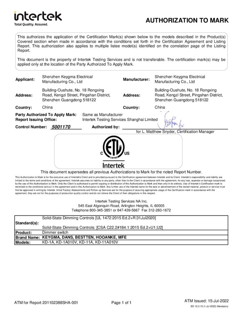 ETL certificate document preview