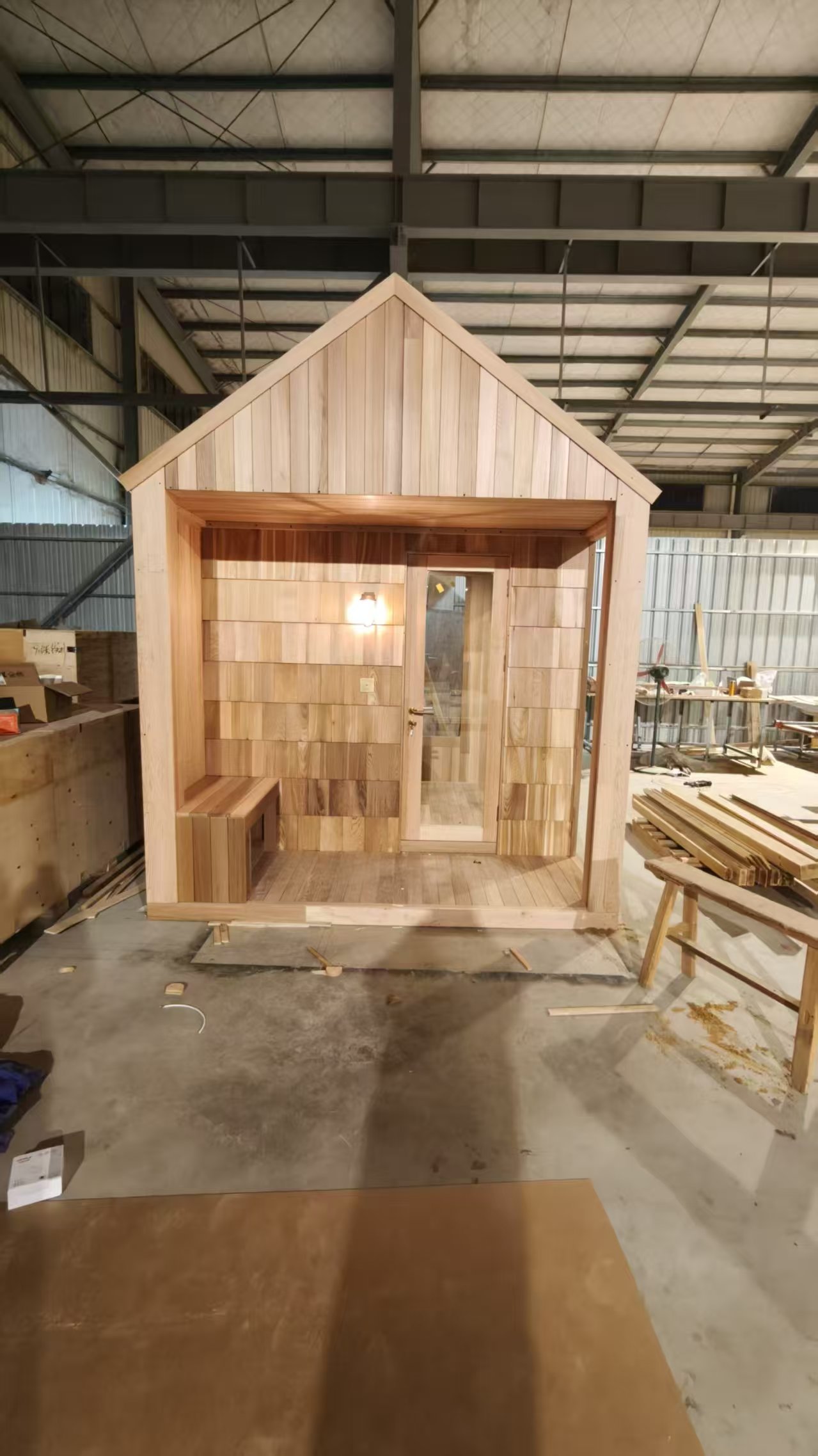 CSauna outdoor cabin sauna - premium Canadian red cedar