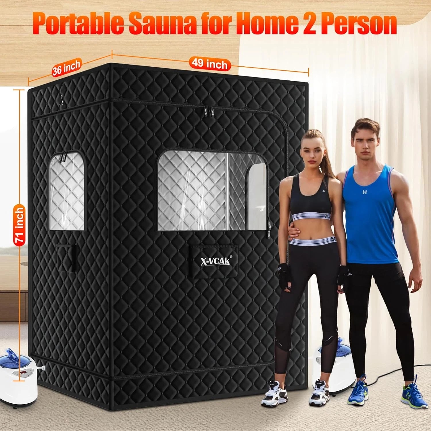 Two Person Portable Steam Sauna Tent product image