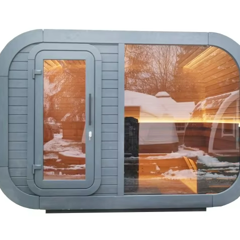 5-6 Person Cube Sauna with Customizable Design product image