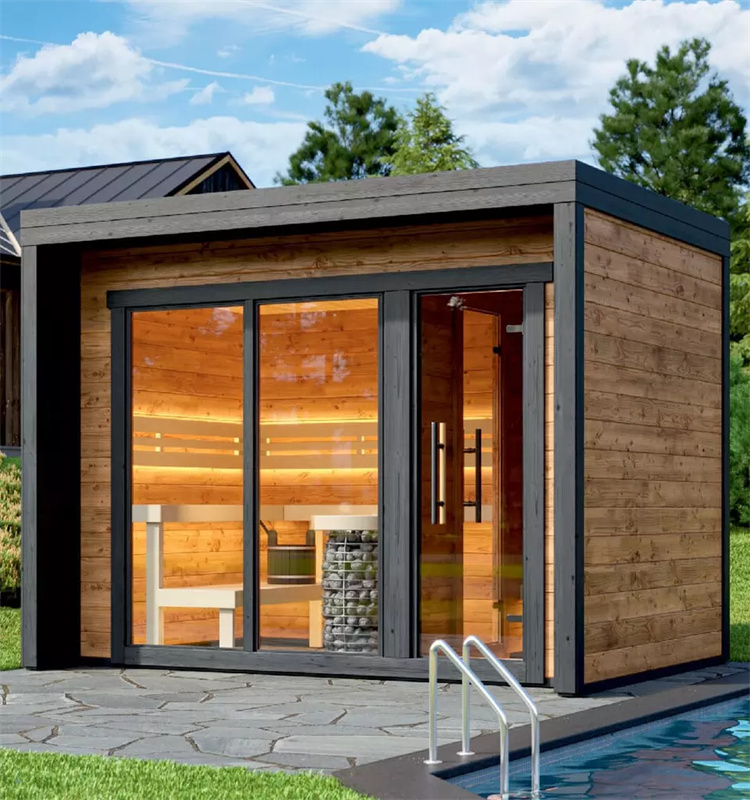 6 Person Outdoor Smart Control Sauna Cabin product image