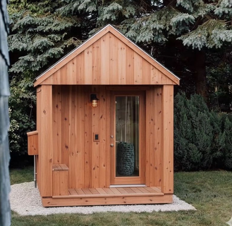 Commercial Outdoor Waterproof Roof Sauna Room product image