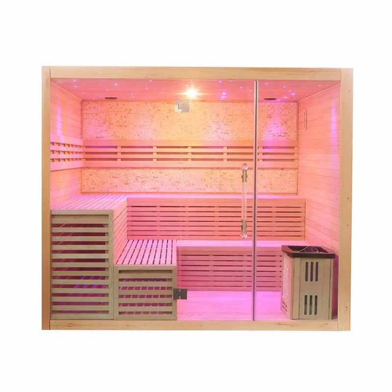 Commercial Natural Wood Spa Sauna Room product image