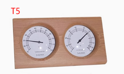 Thermometer / hygrometer options from CSauna accessory sheet