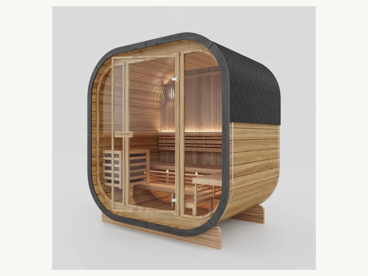 CSA-01 3-Person Red Cedar Barrel Sauna