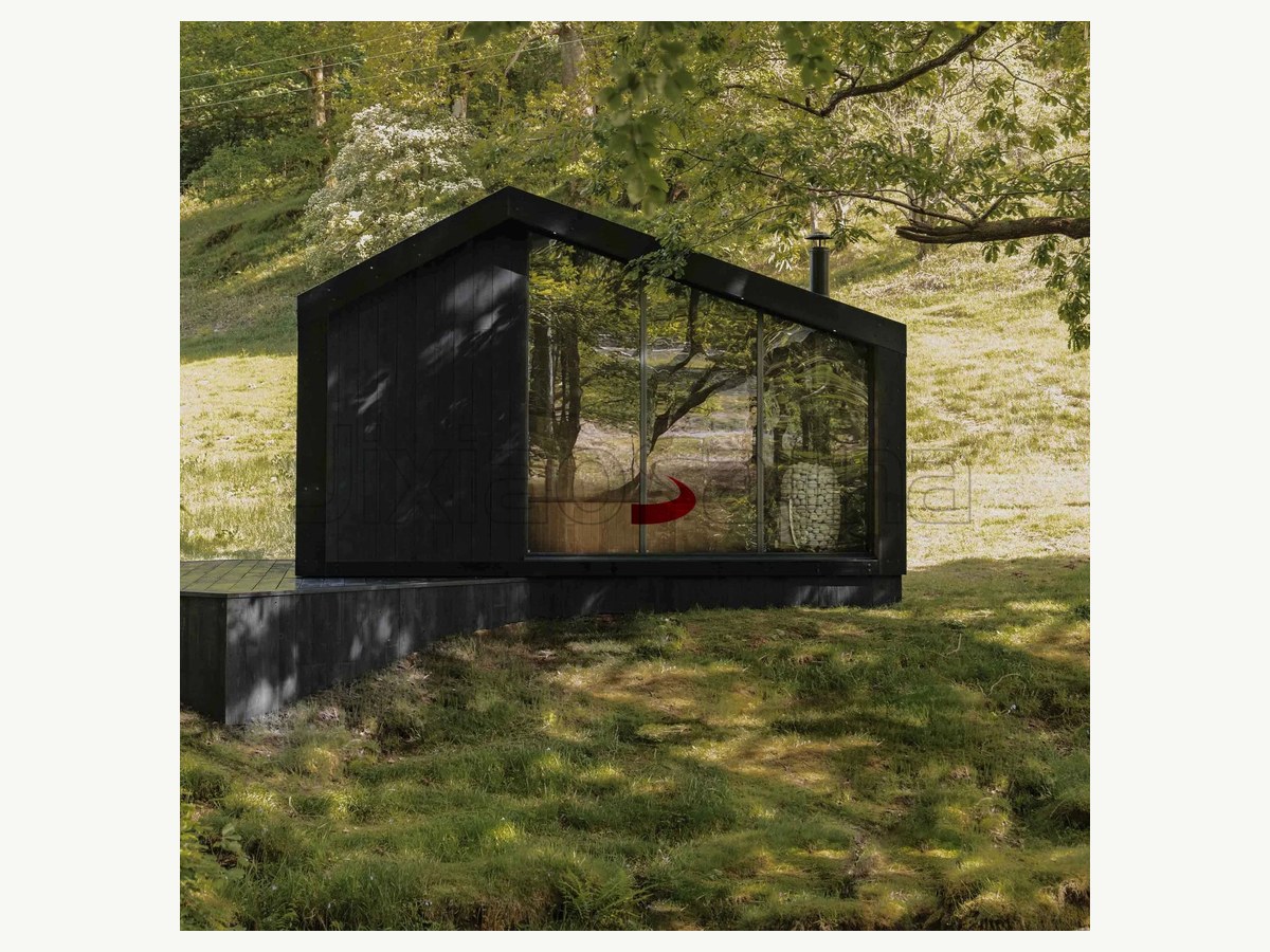 Luxurious Outdoor Wooden Sauna Room Canadian | CSA-77 product photo