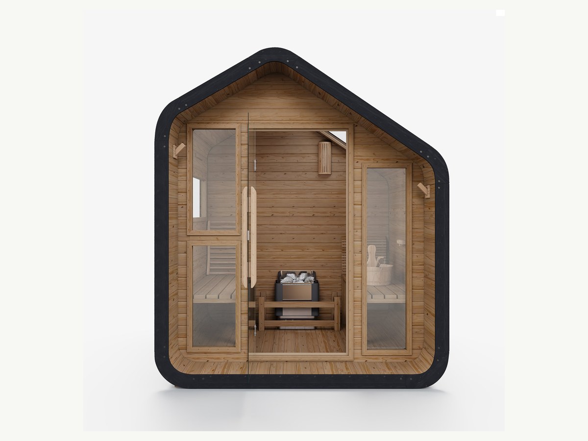 Modern Nordic Design Outdoor Solid Wood Sauna | CSA-91 product photo
