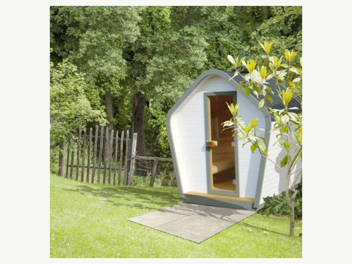 CSauna Outdoor Cabin Sauna, Solid Spruce Wooden Backyard Sauna House for Private Garden Wellness product image