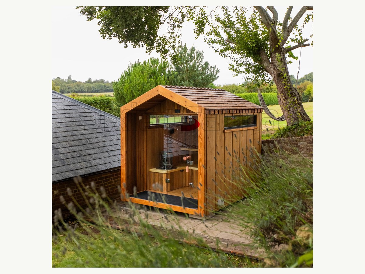 Premium Cedar Wood Sauna Kit Spacious Outdoor | CSA-78 product photo