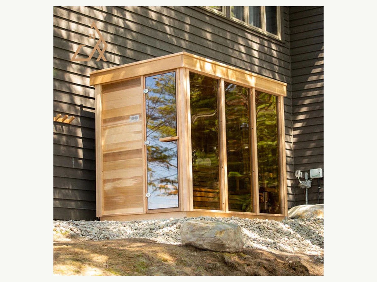 CSauna Compact Glass-Front Outdoor Infrared Sauna Cabin product image