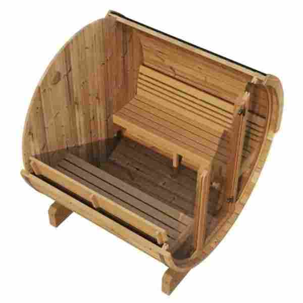 Cedar Barrel Sauna Glass Door CSA-584 Door and glass