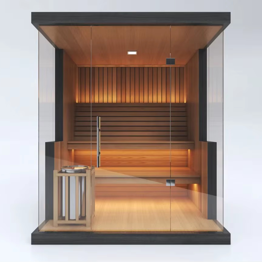 3 Person Seamless Indoor Far Infrared Sauna Room product image