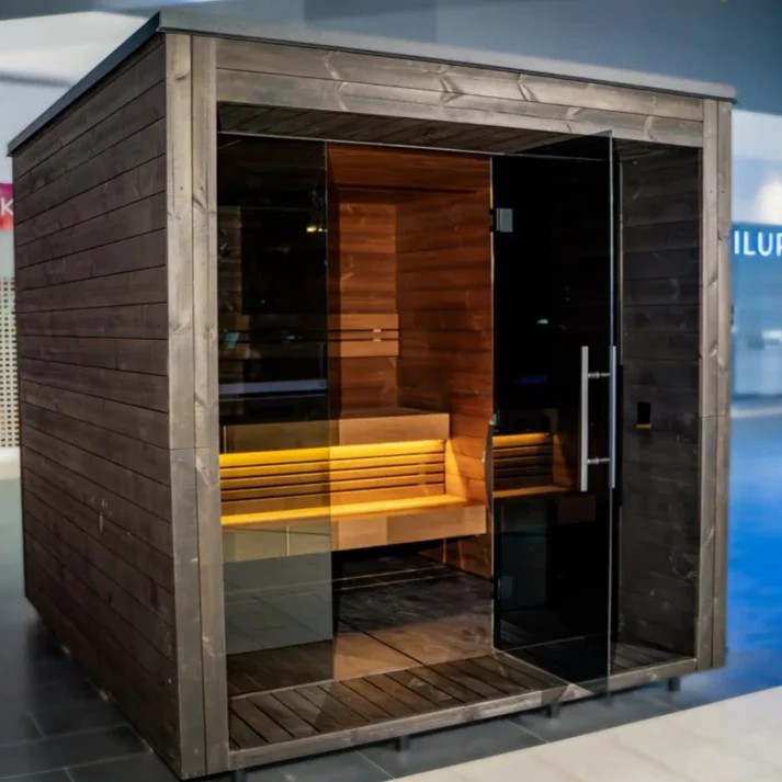 5 Person Outdoor Infrared Cabin Sauna with Bluetooth product image