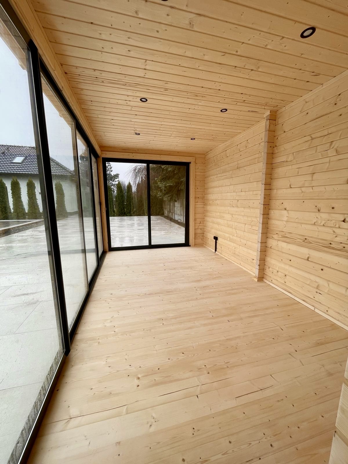 Modern Outdoor Sauna Room with Glass Facade CSA-594 Buyer reference
