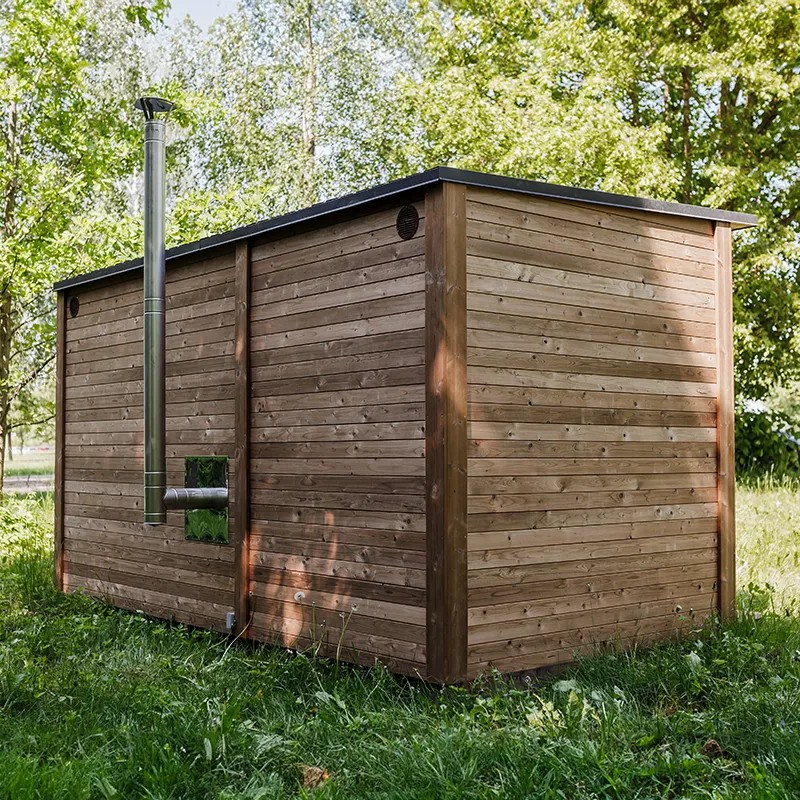 Solid Wood Outdoor Sauna House with Front Porch for Dealer Programs CSA-601 Buyer reference
