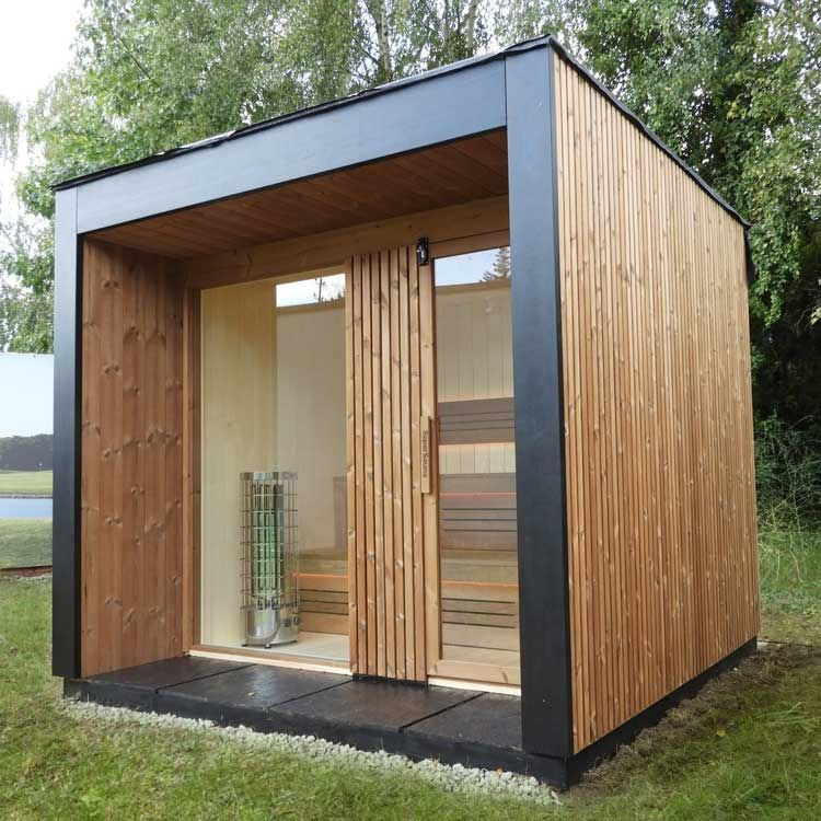Solid Red Cedar Outdoor Far Infrared Sauna Cabin product image