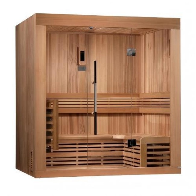 Wide Indoor Infrared Sauna Cabin with Corner Bench CSA-189 product view 2