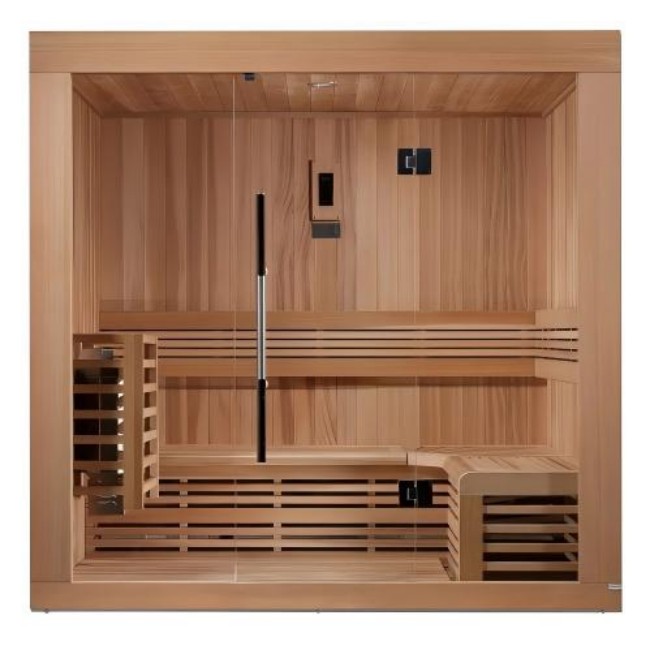 Wide Indoor Infrared Sauna Cabin with Corner Bench CSA-189 product view 3
