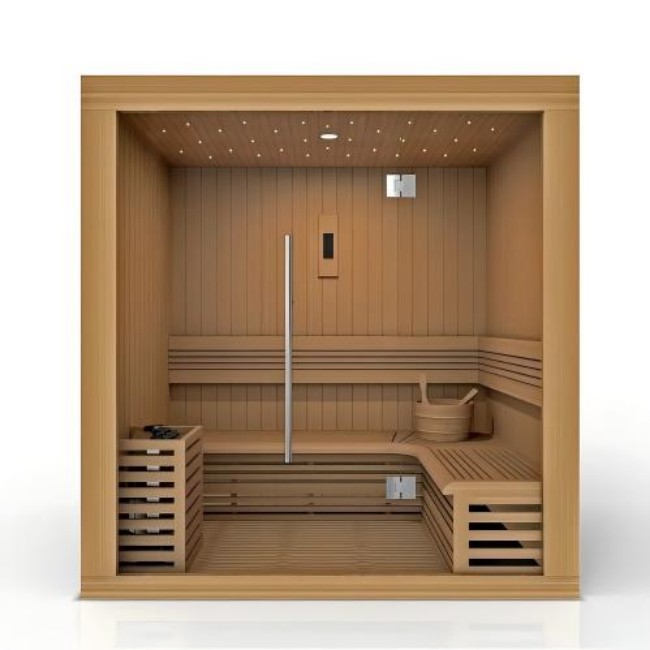 Wide Indoor Infrared Sauna Cabin with Corner Bench CSA-189 product view 5