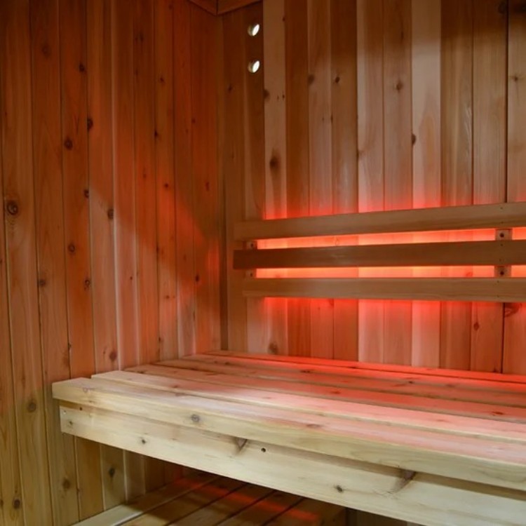 Traditional Indoor Sauna Room with Electric Stone Heater CSA-182 product view 6