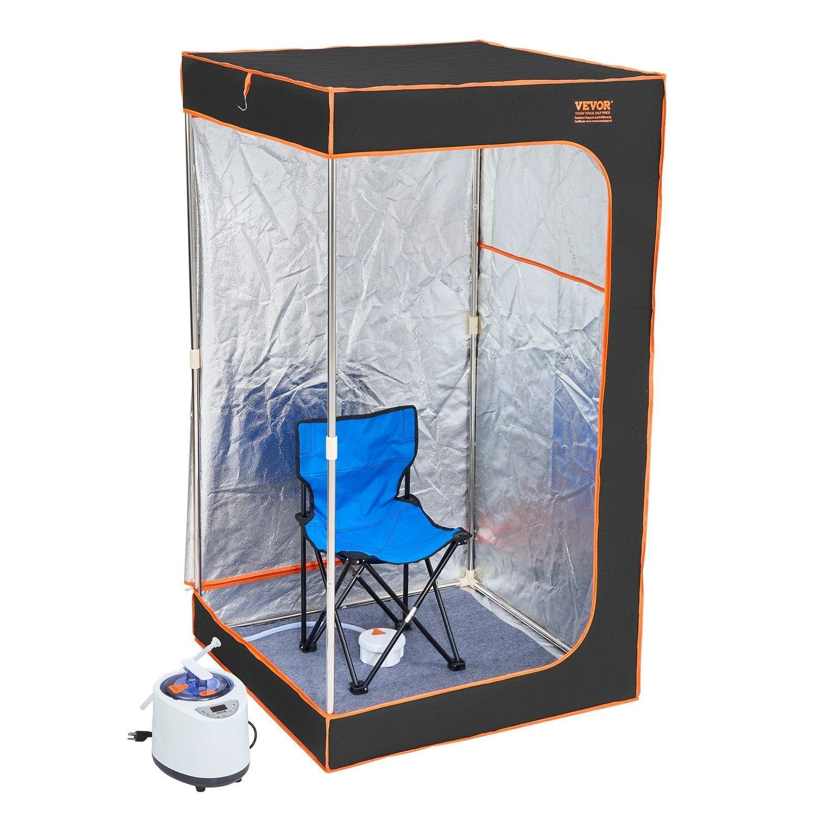 2 Person Portable Steam Sauna Room for Outdoor Garden Use Exterior angle