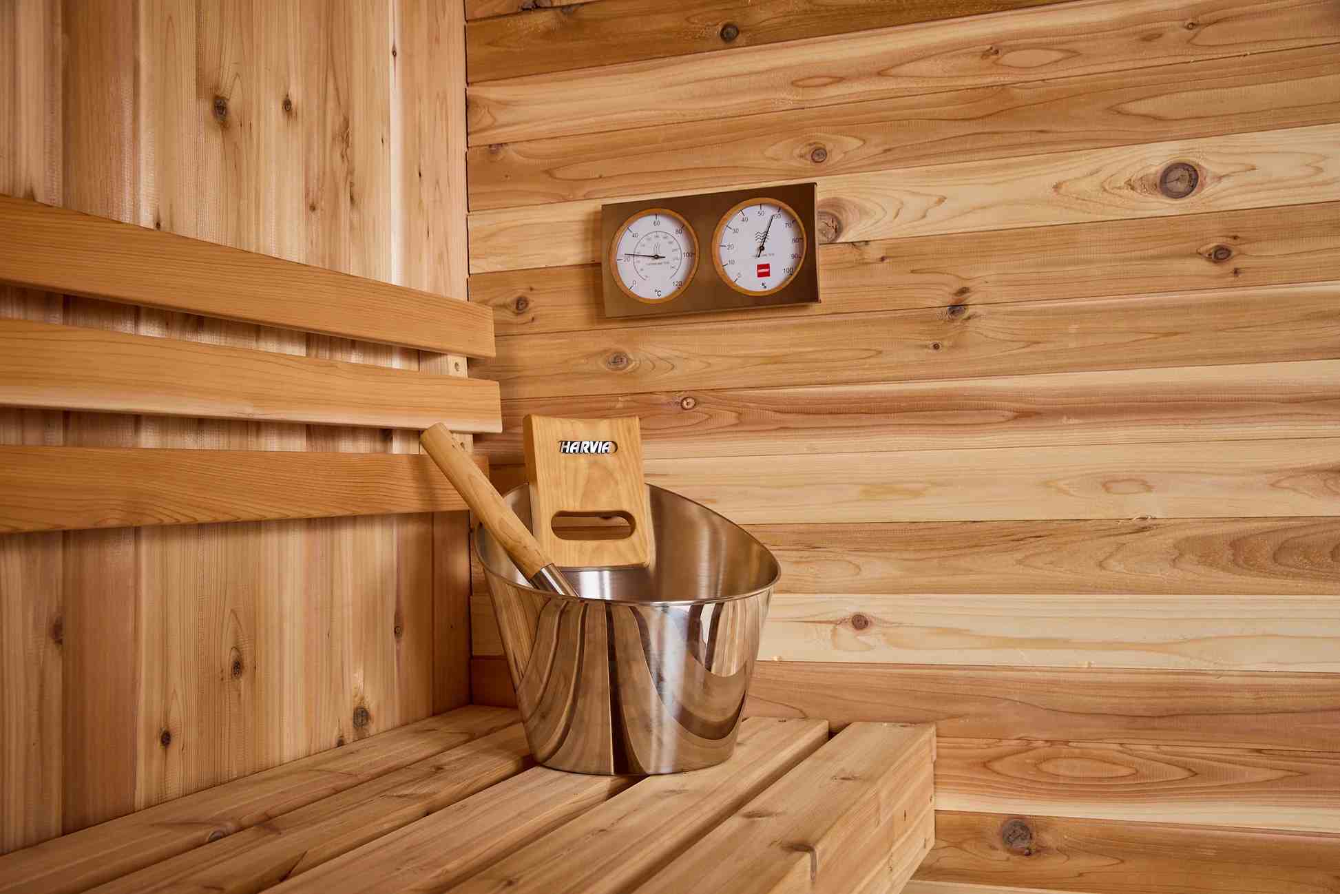 Garden Villa Panoramic Glass Sauna Room product image