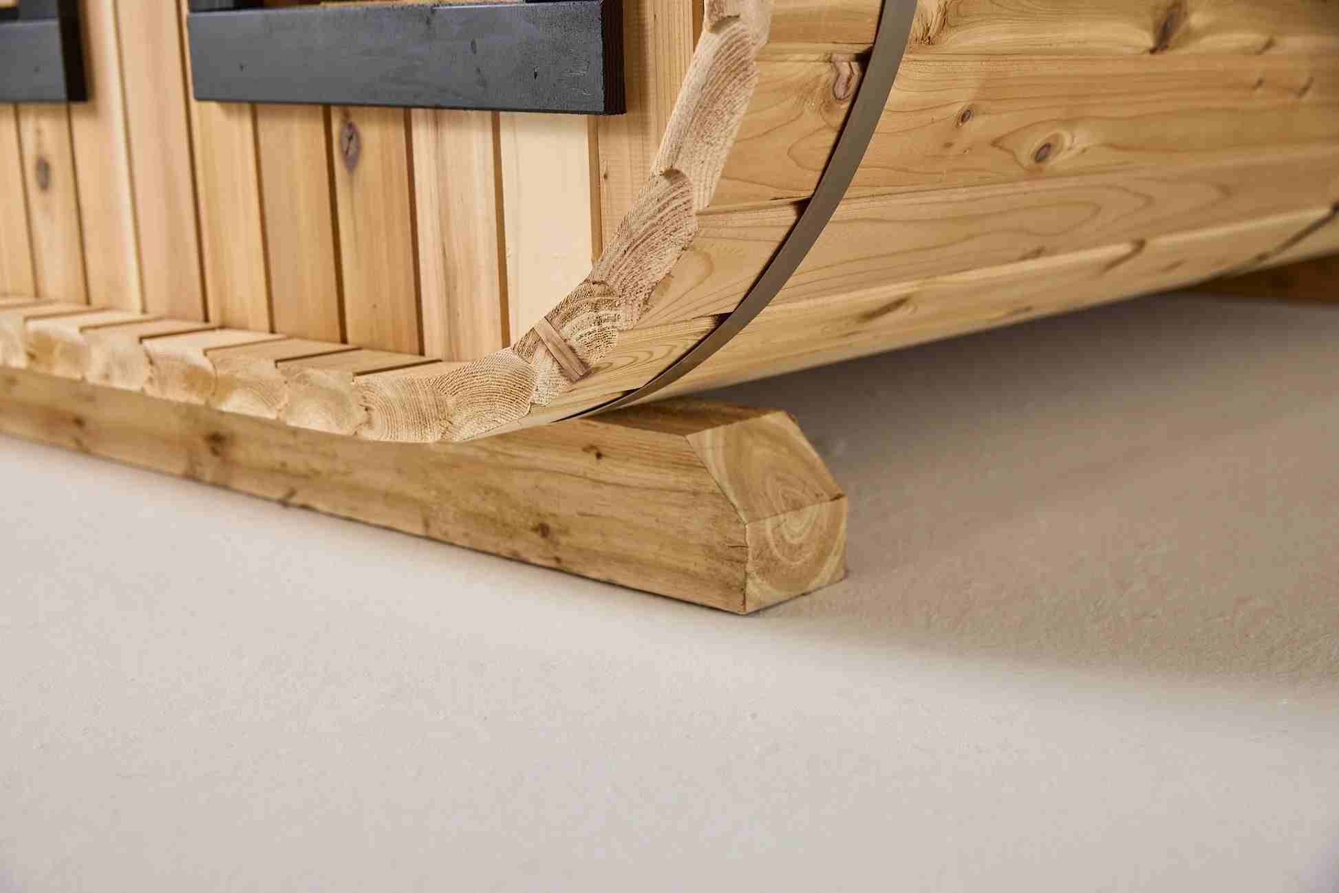 New Style Garden Villa Panoramic Glass Sauna Room, Solid Wood Sauna Room for Home Use in Gardens and Villas Buyer reference