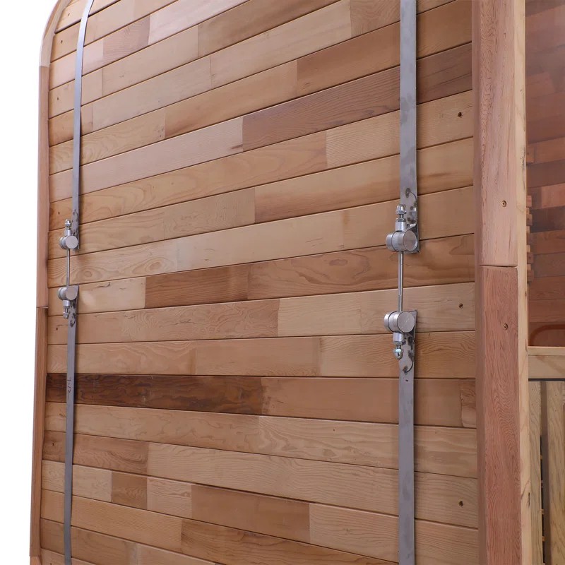 4 Person Small Outdoor Sauna Room for Backyard Use CSA-409 Door and glass