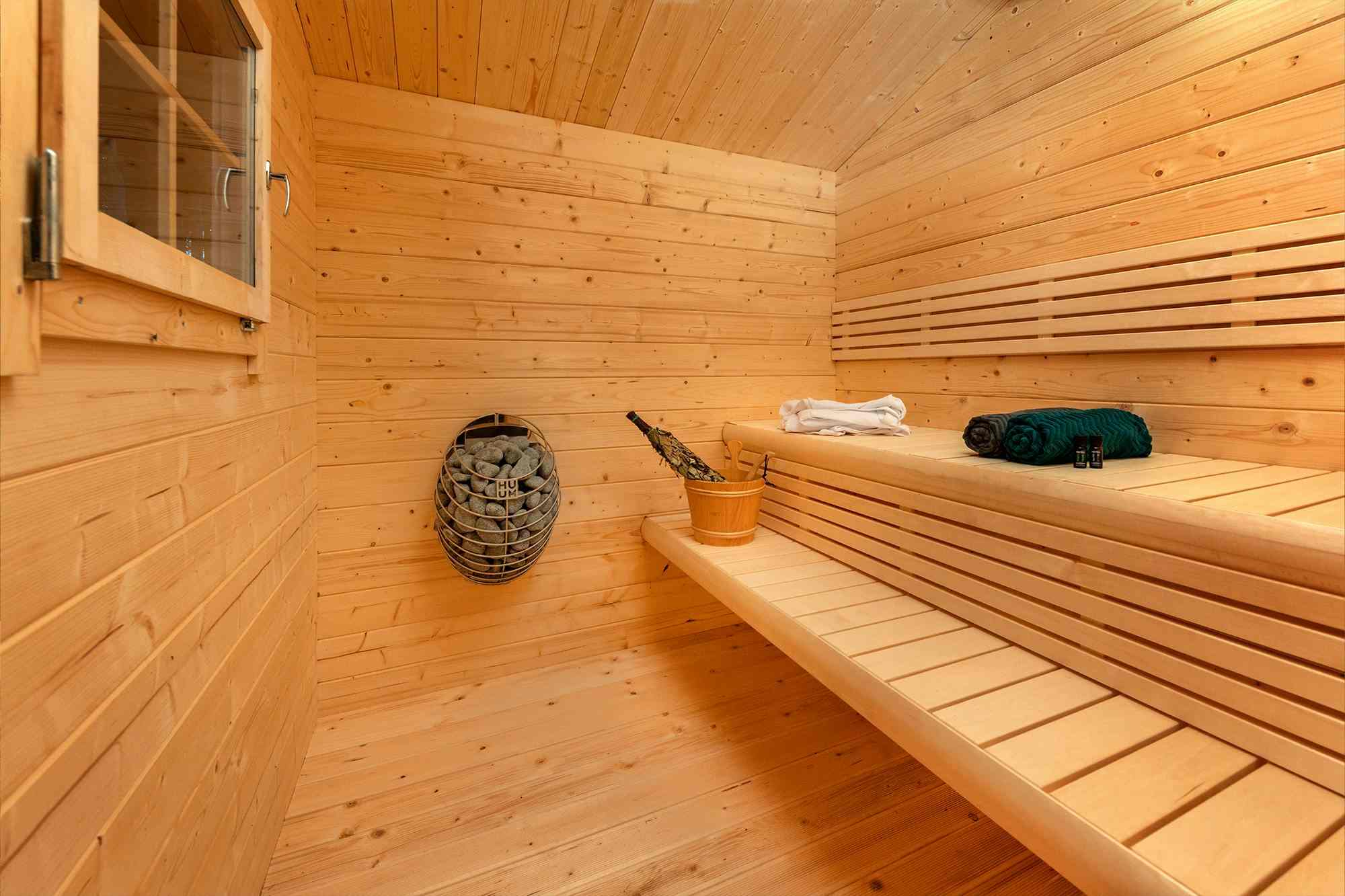 6 Person Outdoor Sauna Room with Separate Changing Area Buyer reference