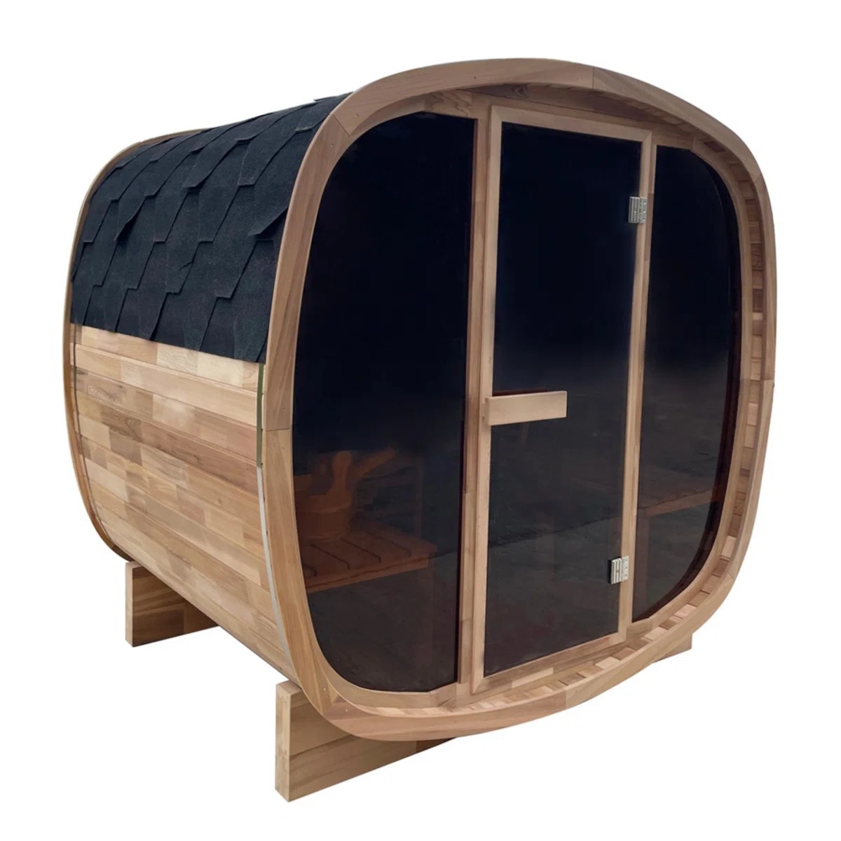 6 Person Resort Sauna Cabin with Large Outdoor Group Layout CSA-407 Buyer reference