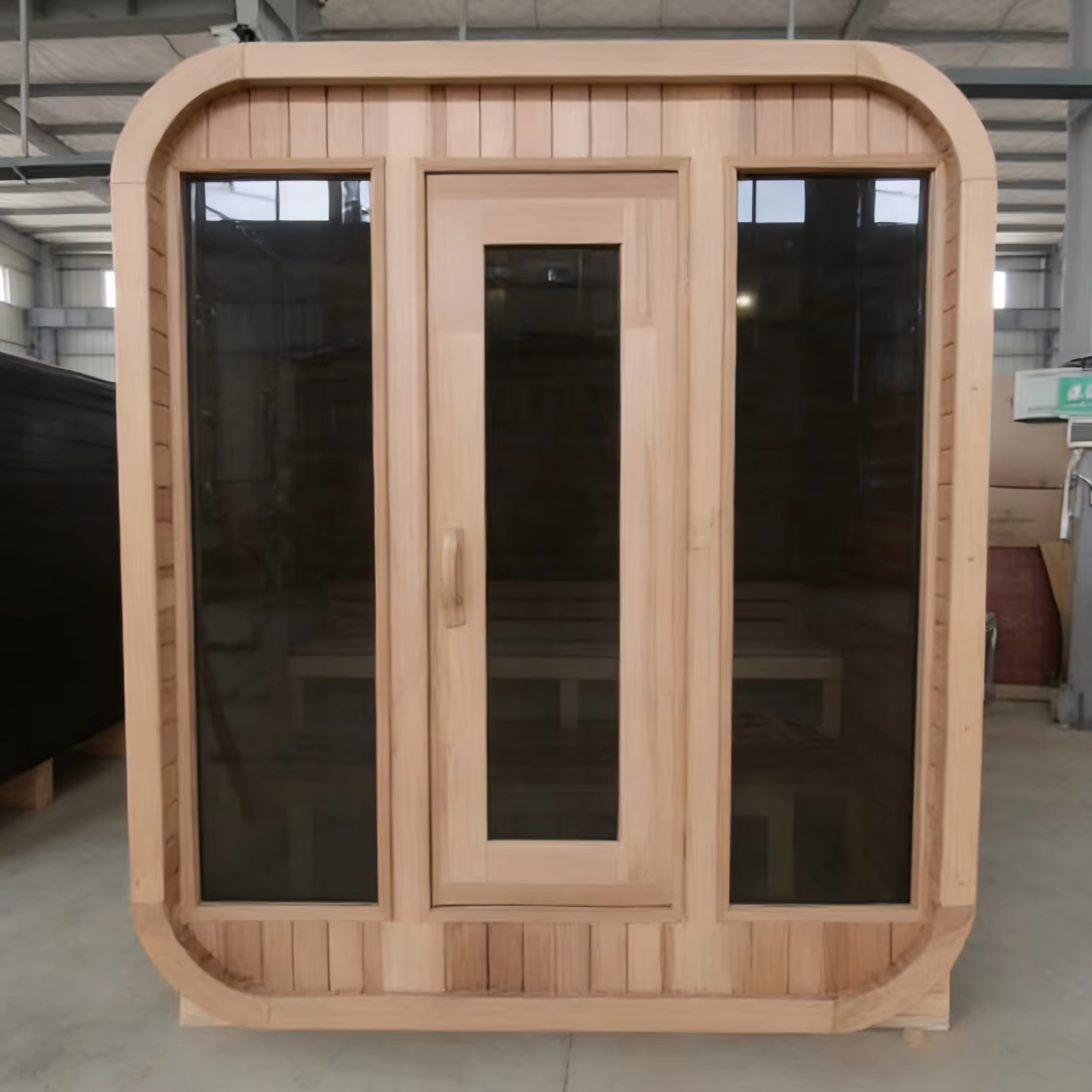 2-3 Person Hemlock Weatherproof Sauna Room for Outdoor Sites CSA-369 Main view
