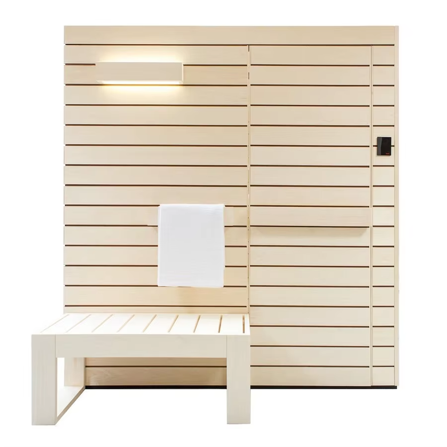 Indoor Sauna Room with Tiered Benches and Glass Front CSA-103 product view 2
