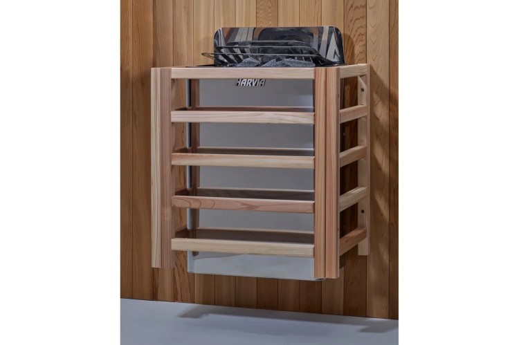 4-6 Person Wood Outdoor Steam Sauna Room CSA-173 Side profile