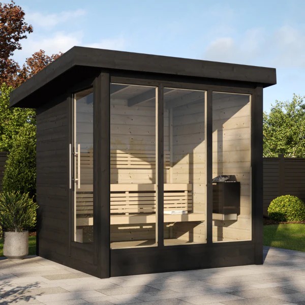 Clean-Line Waterproof Outdoor Sauna Cabin CSA-411 Main view