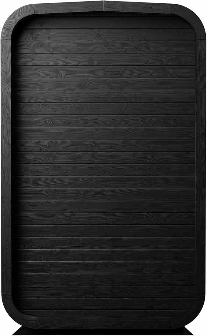 Commercial Solid Wood Outdoor Sauna 6-8 Persons Finnish Spruce ISO Certified Side profile