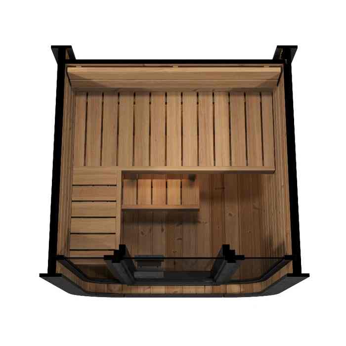 Commercial Solid Wood Outdoor Sauna 6-8 Persons Finnish Spruce ISO Certified Buyer reference