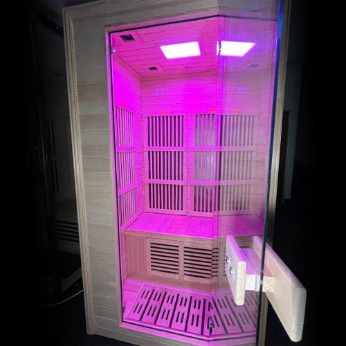 Narrow Indoor Infrared Sauna Cabin with Wall Panel Heating CSA-276 product view 3