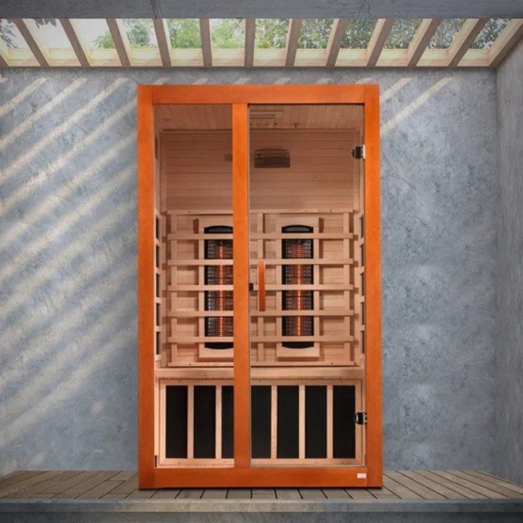 Compact Wood Infrared Sauna CSA-195 Main view