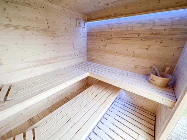 Contemporary Backyard Sauna Pod with Panoramic Glass Wall CSA-263 Side profile