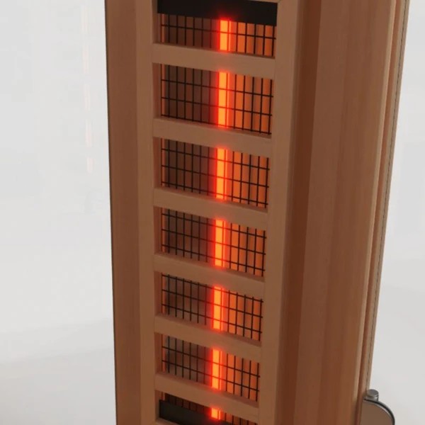Faceted Corner Infrared Sauna with Star-Light Ceiling CSA-279 product view 6
