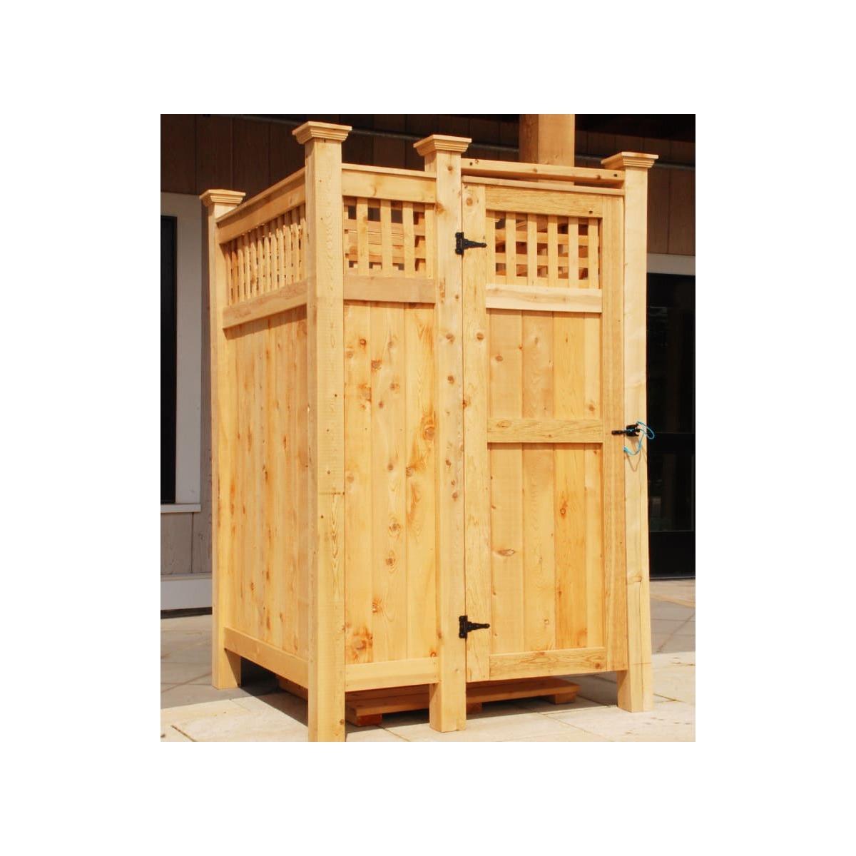 Csauna Rustic Tall Cedar Outdoor Shower Stall with Hinged Door for Garden CSA-251 Buyer reference