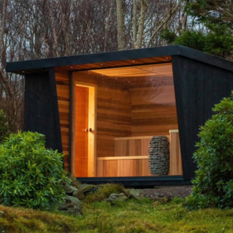 Design Wooden Outdoor Sauna Make with Thermowood Traditional Sauna Buyer reference