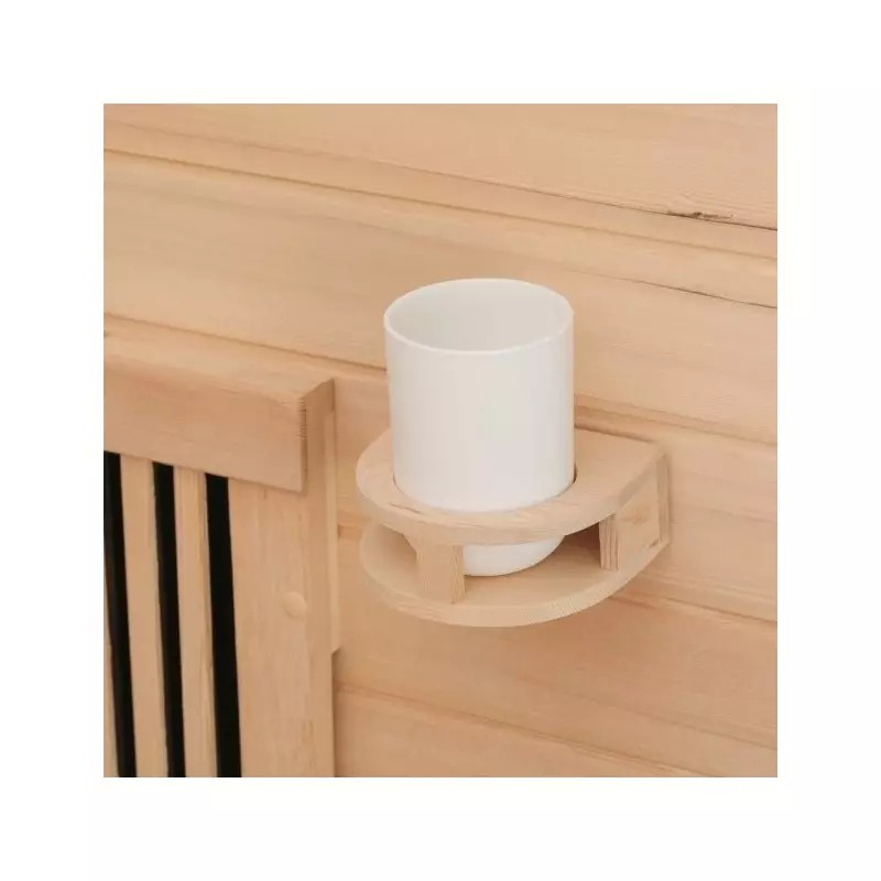 2-Seater FIR Sauna Kit with Carbon Heating Panels Side profile