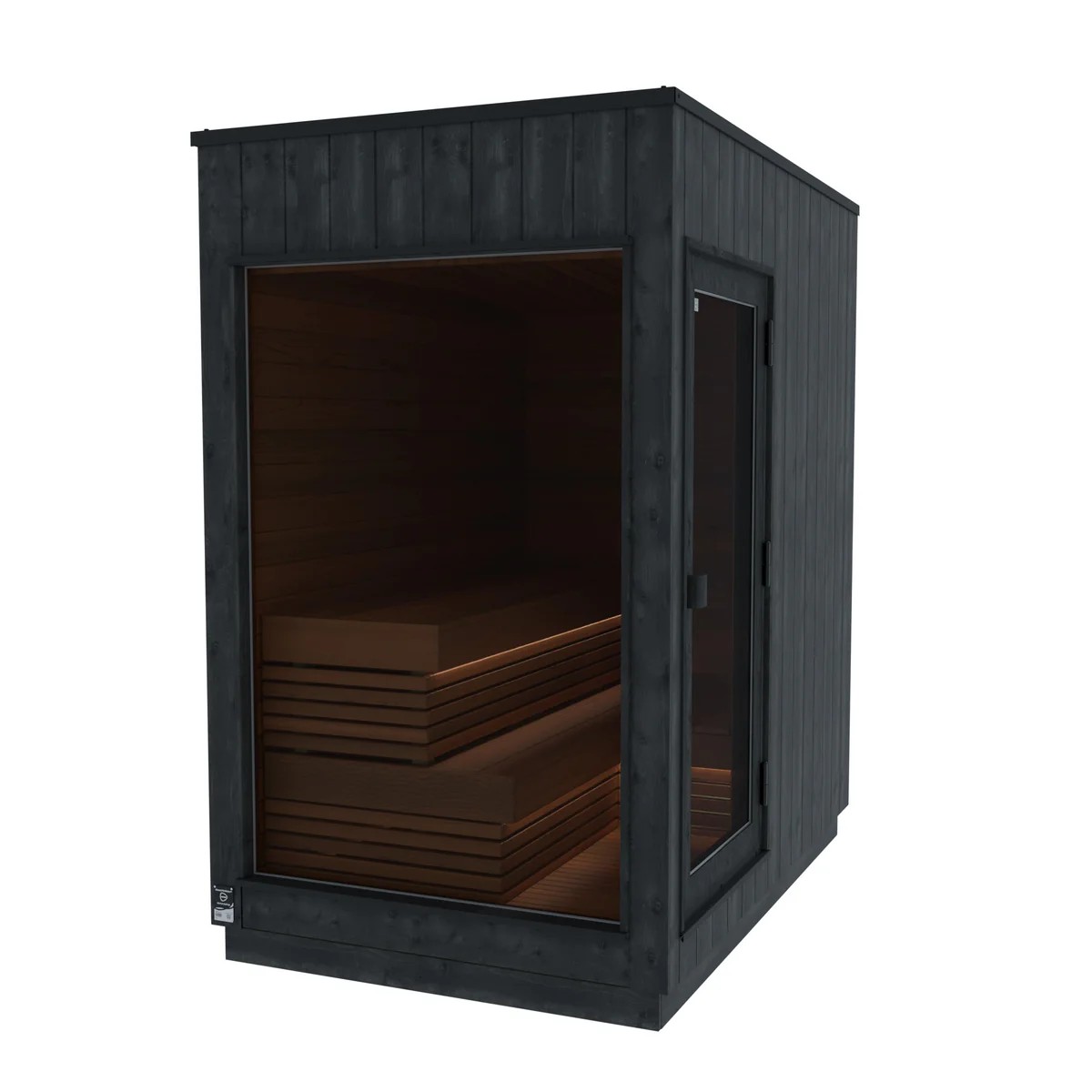 Eco-Friendly Solid Wood Home Spa Sauna Enclosure Side profile