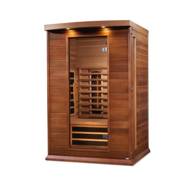 Upright Indoor Infrared Sauna Cabin with Side Heating Panels CSA-165 product view 1