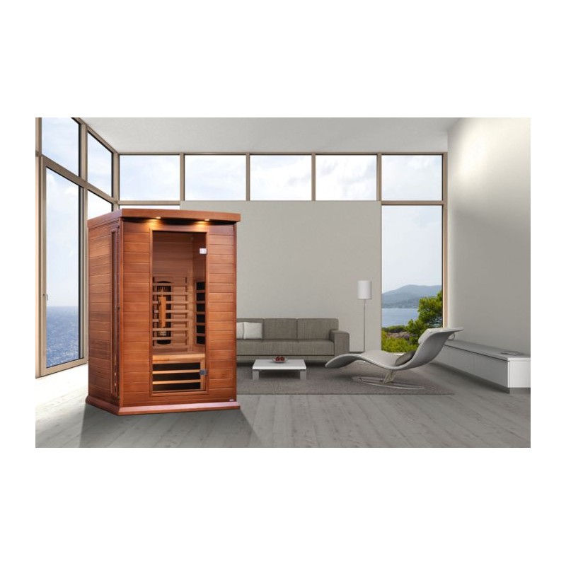 Upright Indoor Infrared Sauna Cabin with Side Heating Panels CSA-165 product view 4