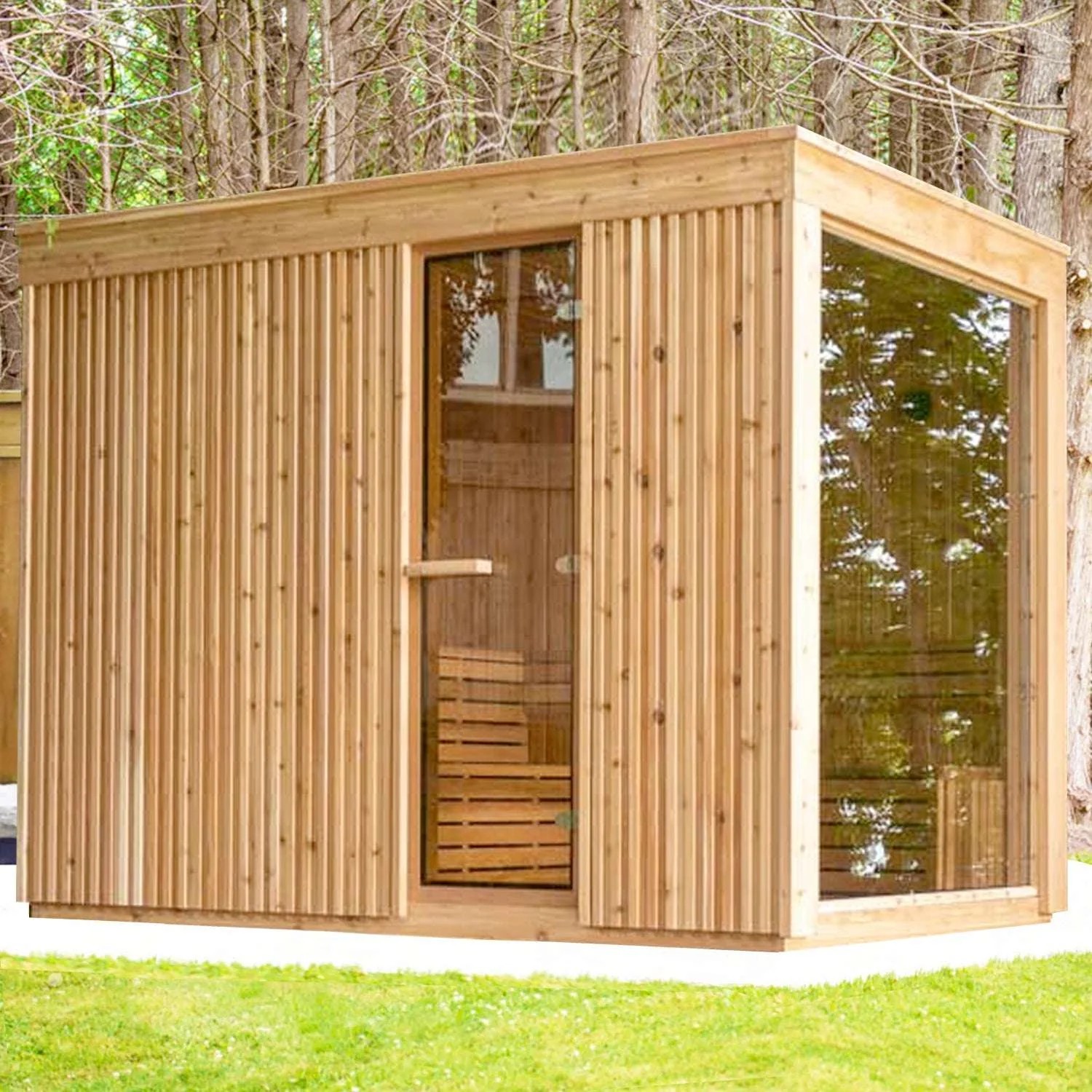 2 Person Outdoor Far Infrared Sauna with Timer Control CSA-393 product image