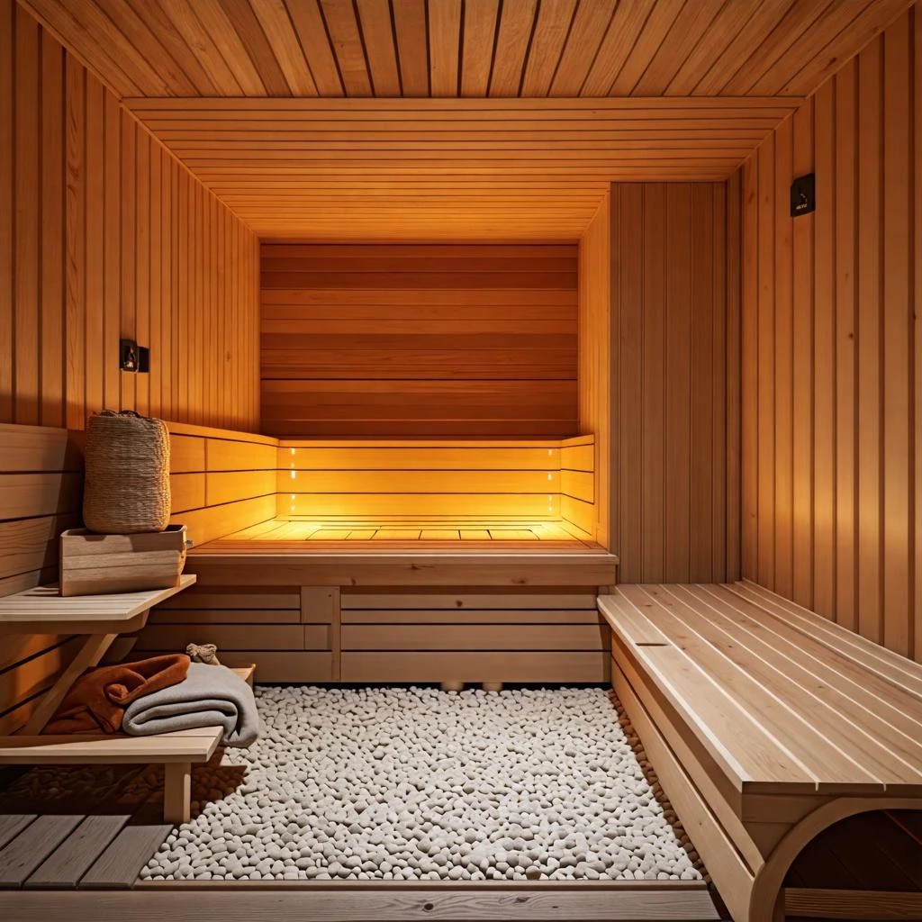 Red Cedar Sauna Room CSA-123 Interior detail
