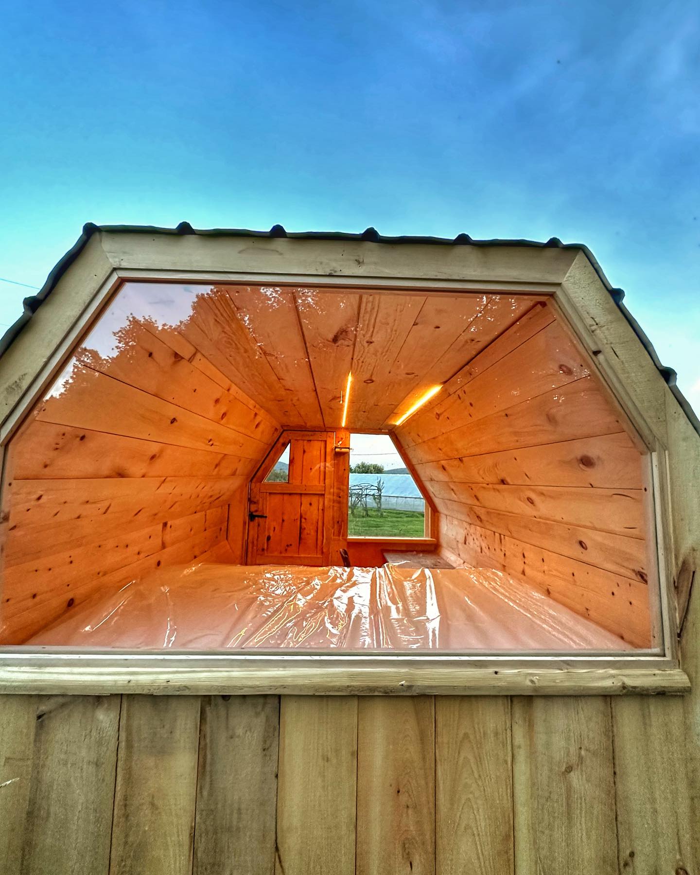 Hexagonal Outdoor Wood Sauna Cabin CSA-547 product image